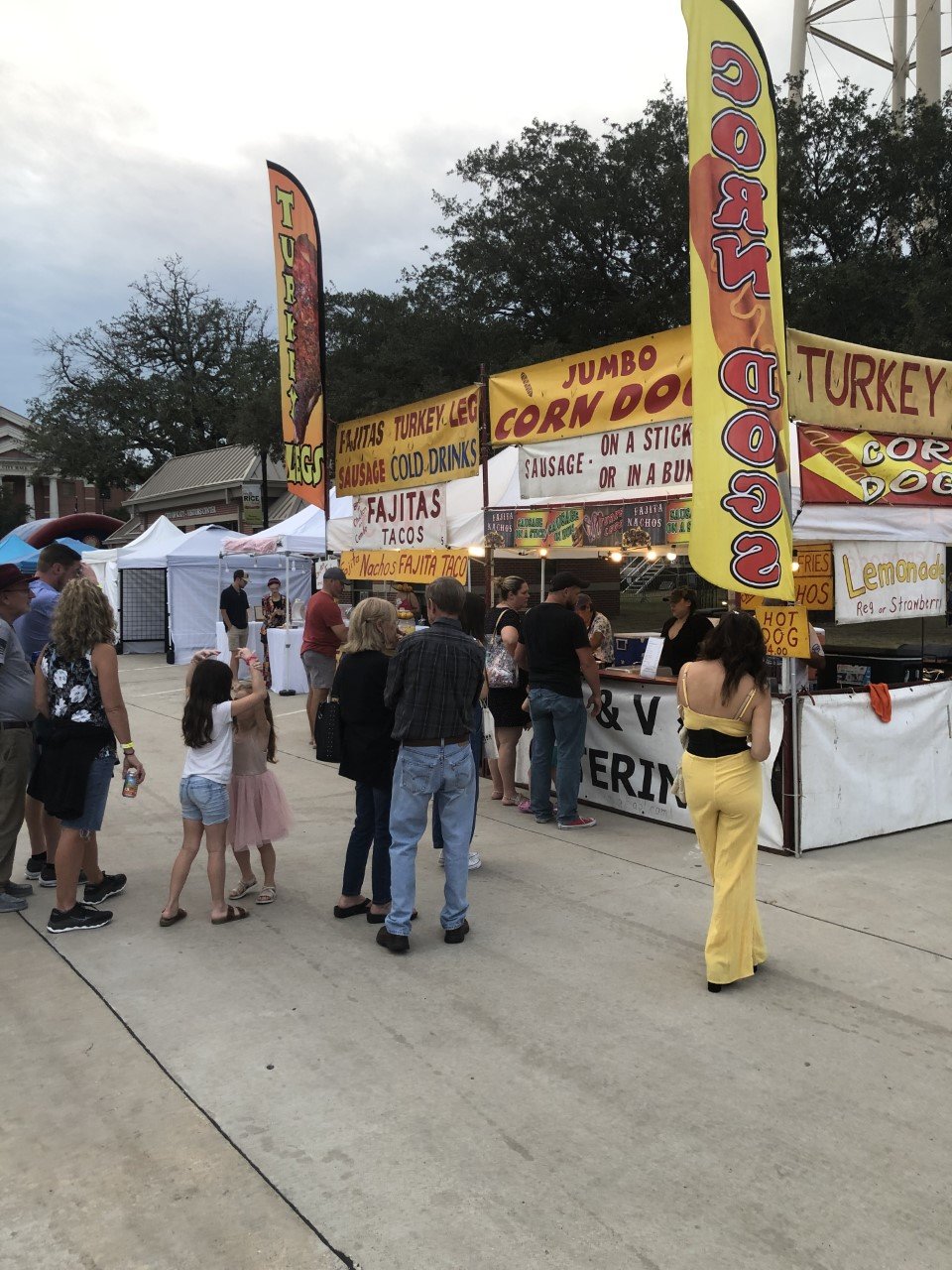 People brought their appetites to the Katy Rice Festival, which had food trucks with various delicacies for people to enjoy.